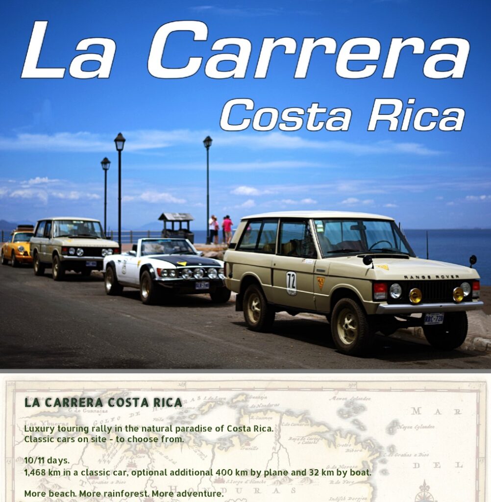 Rally Vacation La Carrera Costa Rica Detailed Program